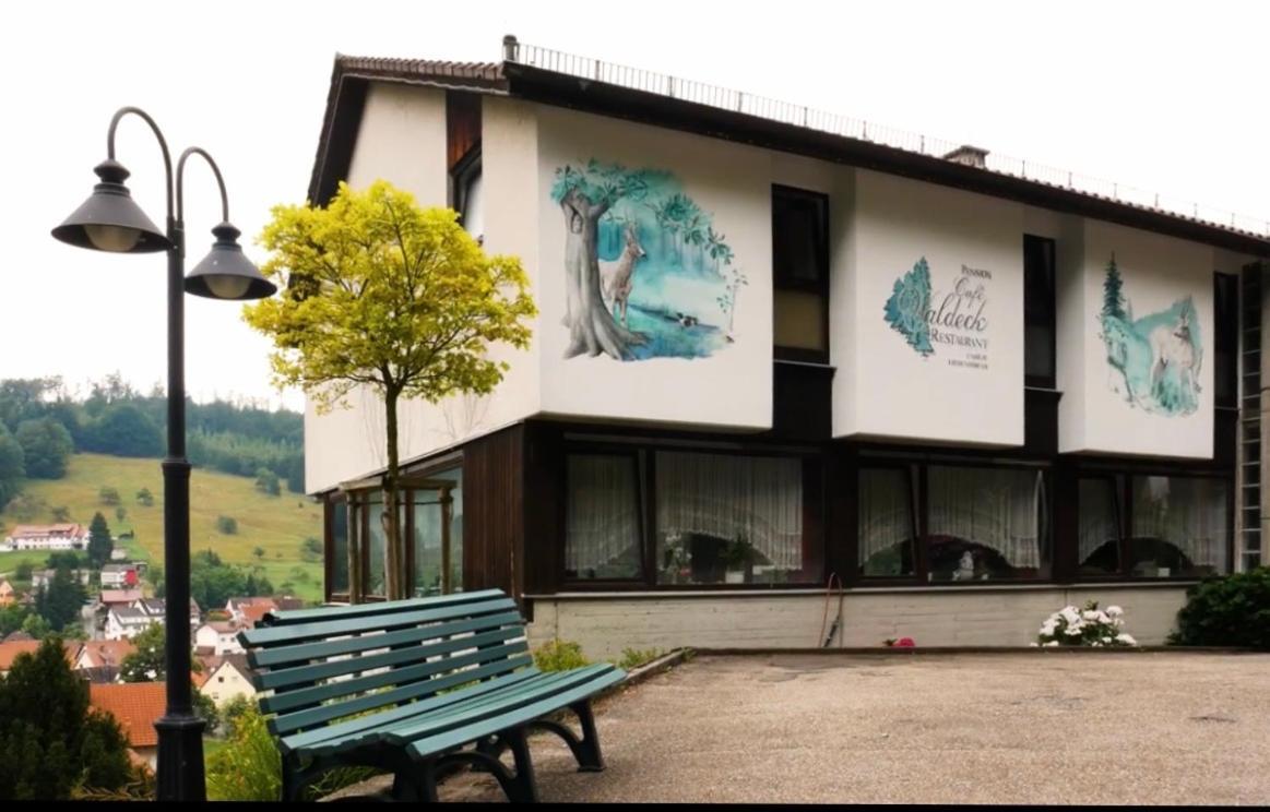 Hotel Cafe Waldeck Wuestenrot Bagian luar foto